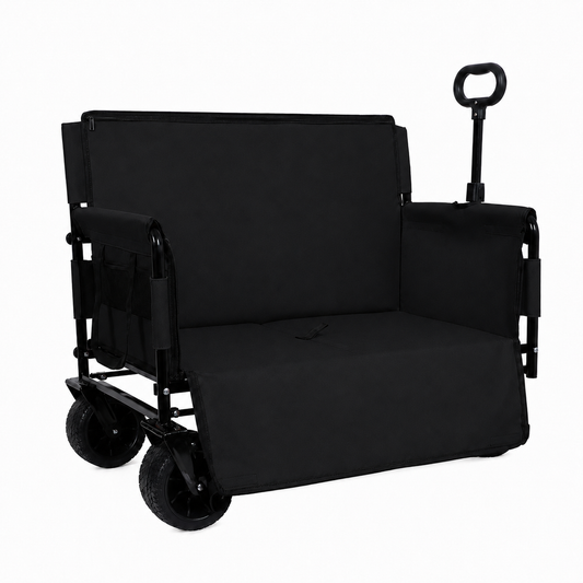 The Sideline Seat Wagon | 2-in-1 Folding Wagon Bench