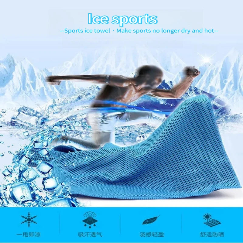 Cool Towel New Ice Cold Enduring Running Jogging Gym Instant Cooling Outdoor Sports Towel