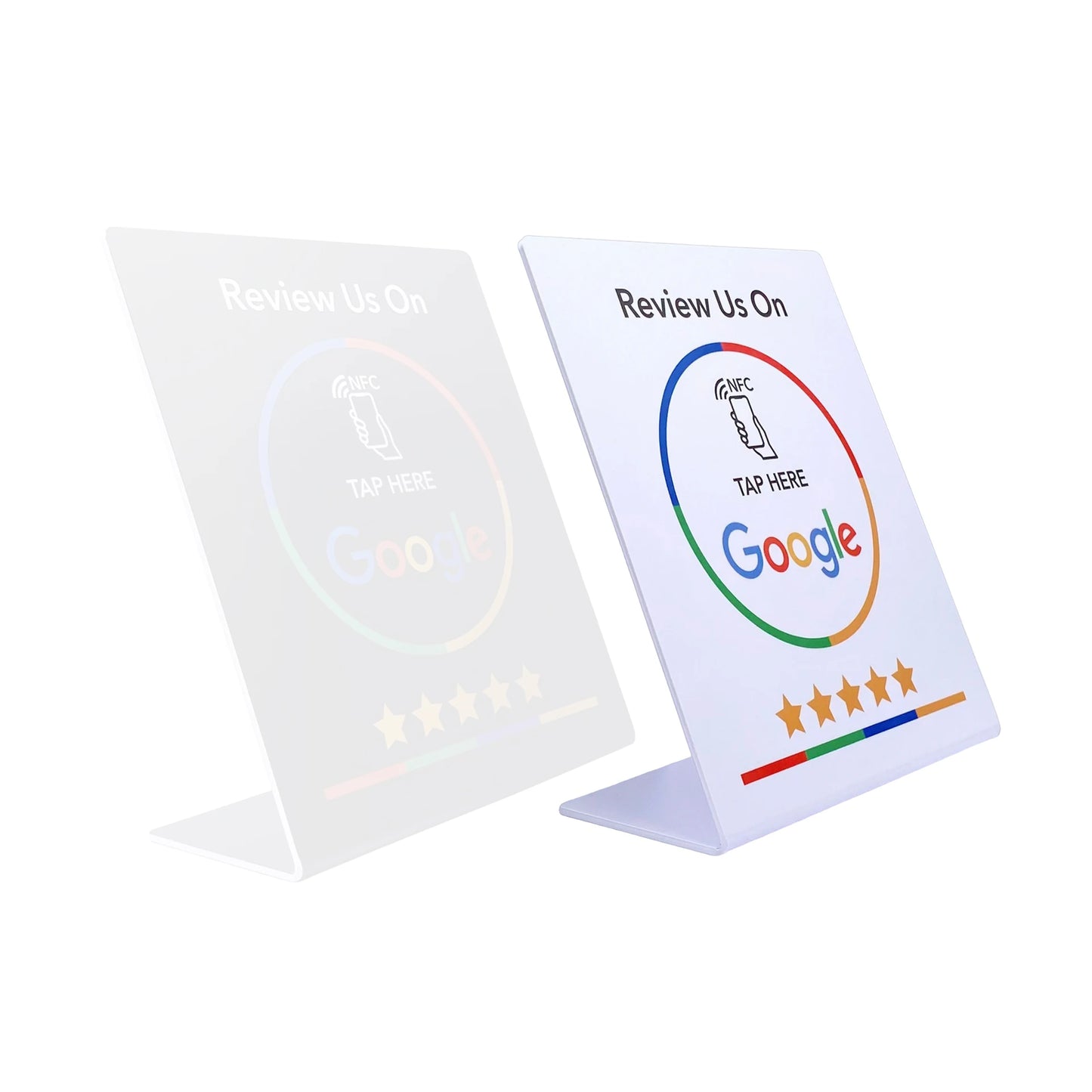 NFC Google Review Stand