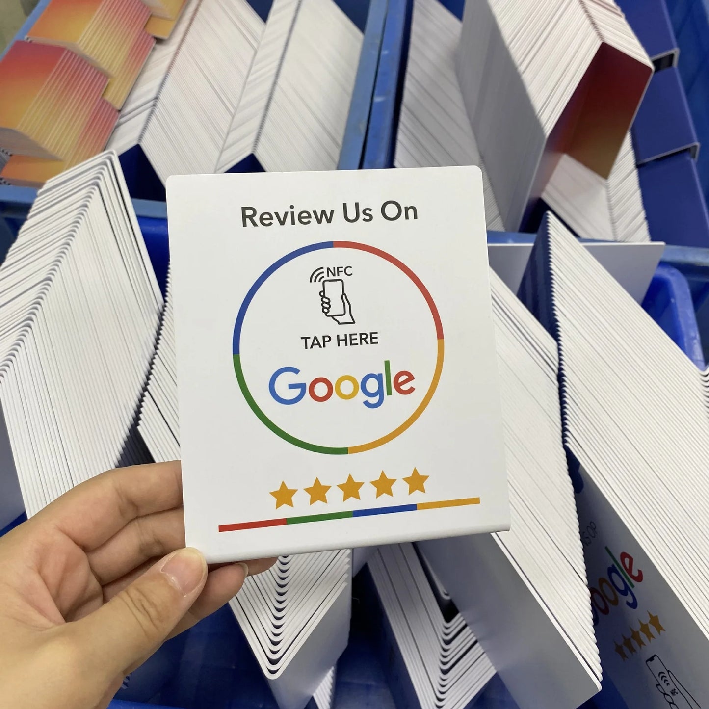 NFC Google Review Stand